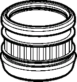Geberit Silent-db20 Doppelsteck-Fixmuffe