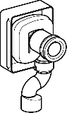 Geberit Urinal-Absaugsiphon f�r