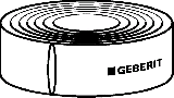 Geberit Schall-Schutzschlauch in Rolle