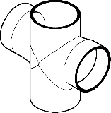 Geberit Silent-db20 Doppel-Abzweiger