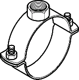 Geberit PE Rohrschelle d 200mm