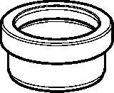 Geberit PE Steckmuffe kurze Ausf. nur f.