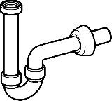 Geberit R�hrensiphon f.Waschtisch und