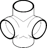 Geberit Silent-db20 Eck-Abzweiger