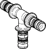 Geberit Mepla T-Stck egal d 26mm