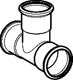 Geberit Mapress C-Stahl T-Stk.egal mit