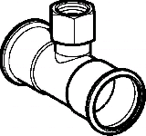 Geberit Mapress C-Stahl T-Stck mit