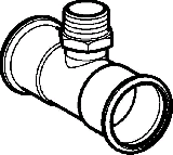 Geberit Mapress Edelstahl T-Stck