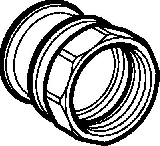 Geberit Mapress C-Stahl bergangsmuffe