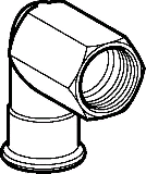 Geberit Mapress C-Stahl bergangsbogen