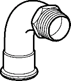 Geberit Mapress C-Stahl bergangsbogen