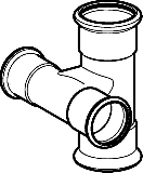 Geberit Mapress C-Stahl Kreuzstck