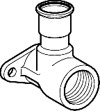 Geberit Mapress Kupfer Gas Anschlussw.