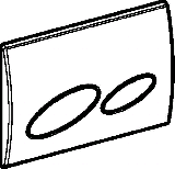 Geberit Bet�tigungsplatte Kappa20