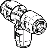 Geberit PushFit T-Stck d 25x16x25mm