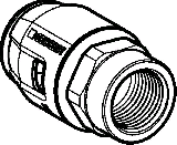 Geberit PushFit bergang mit IG