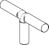 Geberit Doppelanschlussbogen PP-MD