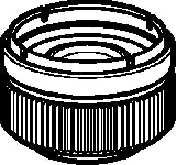 Geberit Verteilerkappe m Schnellverschl.