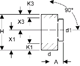 Geberit PE Putzstck f.senkr. Leitungen