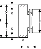 Geberit PE Putzstck fr waagrechte