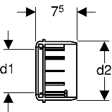 Geberit PE Reduktionsmuffe fr