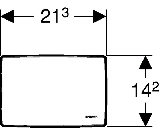 Geberit Abdeckplatte Artline
