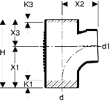 Geberit Silent-db20 Bogenabzweiger