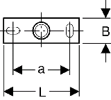 Geberit Befestigungsplatte