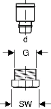 Geberit PushFit Anschl. Verschraubung