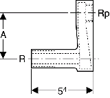 Geberit Nippel fr Toleranzausgleich