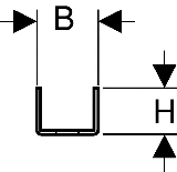 Geberit Pluvia Verbinder MPC massiv f.