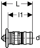 Geberit Mepla Endadapterverschlusst.