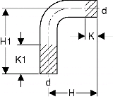 Geberit Mapress C-Stahl Passbogen