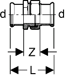 Geberit Mapress C-Stahl Verschraubung