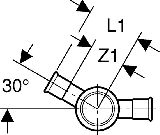 Geberit Mapress C-Stahl Kreuzstck mit
