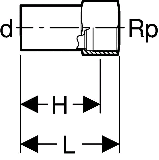 Geberit Mapress C-Stahl Absatzmuffe
