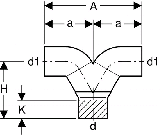Geberit Silent-db20 Hosen-T-Stck