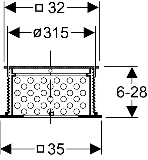 Geberit Pluvia Zusatzset