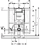 Geberit Duofix Montageelement f WC