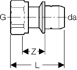 Geberit Steckberg. m. berwurfmutter