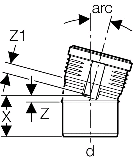 Geberit Bogen PP-MD 15G d32 390020
