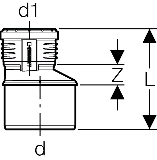 Geberit Reduktion PP-MD d110/90