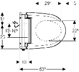 Geberit AquaClean 4000, weiss