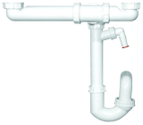 HL126.2/40 Raumsparsifon DN40x6/4' m. Kgel. WG-Anschl. u. Abl.v