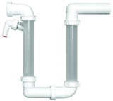 HL136.2 Kondensatsifon DN40 m. transparenten Standrohren