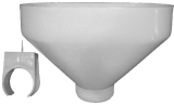 HL20 Tropftrichter 6/4' m. Rohrschelle
