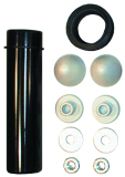 HL226 AG f. WWC m. Sp�lrohr. Manschette u. Befestigungsmuttern s