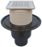 HL310N-3121 Bodenabl. DN50/75/110 senkr Klick-Klack, Seine