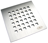 HL3120 Niro-Rost V4A 115x115mm Quadra