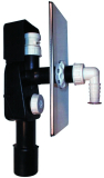 HL404.1 WG-UP-Sifon DN40/50 m. Rohrbel�fter HL902 - 110x225mm